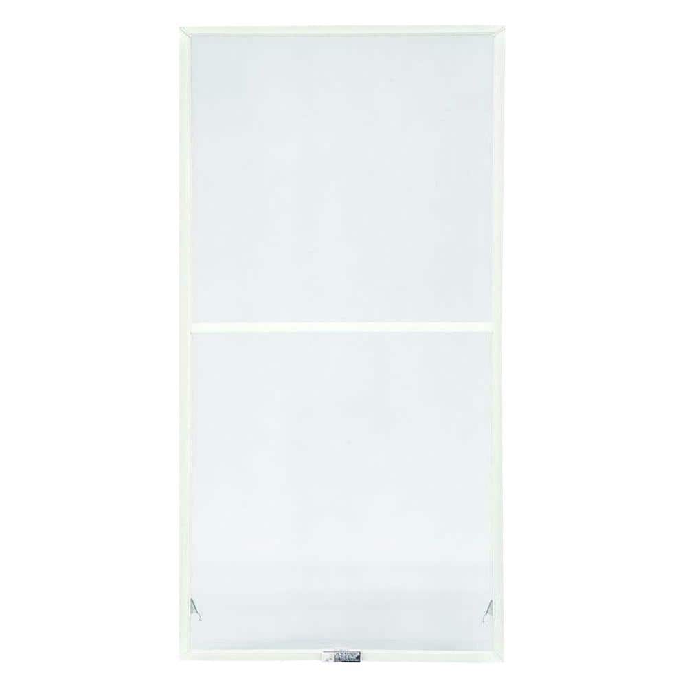 23-7/8 in. x 54-27/32 in. 200 and 400 Series White Aluminum Double-Hung Tru