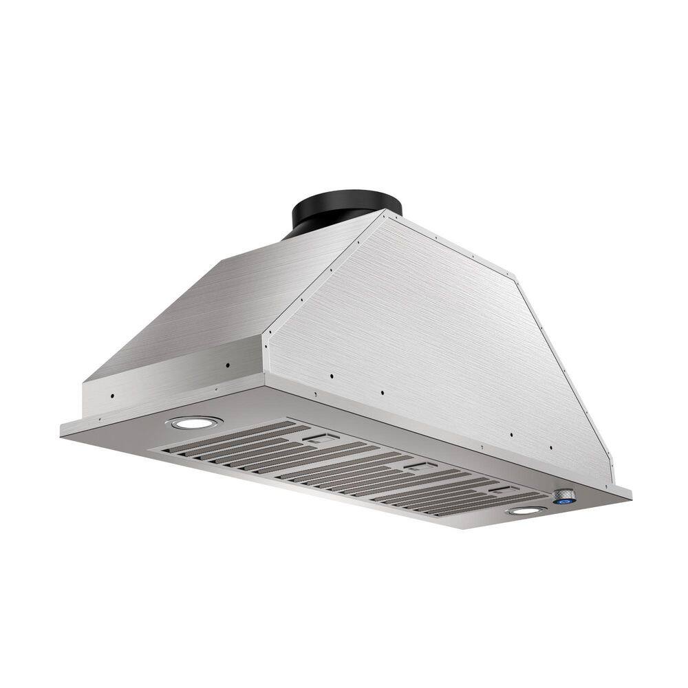 36 in. 900 CFM Convertible Insert Range Hood in Stainless Steel with 4-Speed, 10-Year Warranty and LCD Knob Control price history on PriceWatchPro