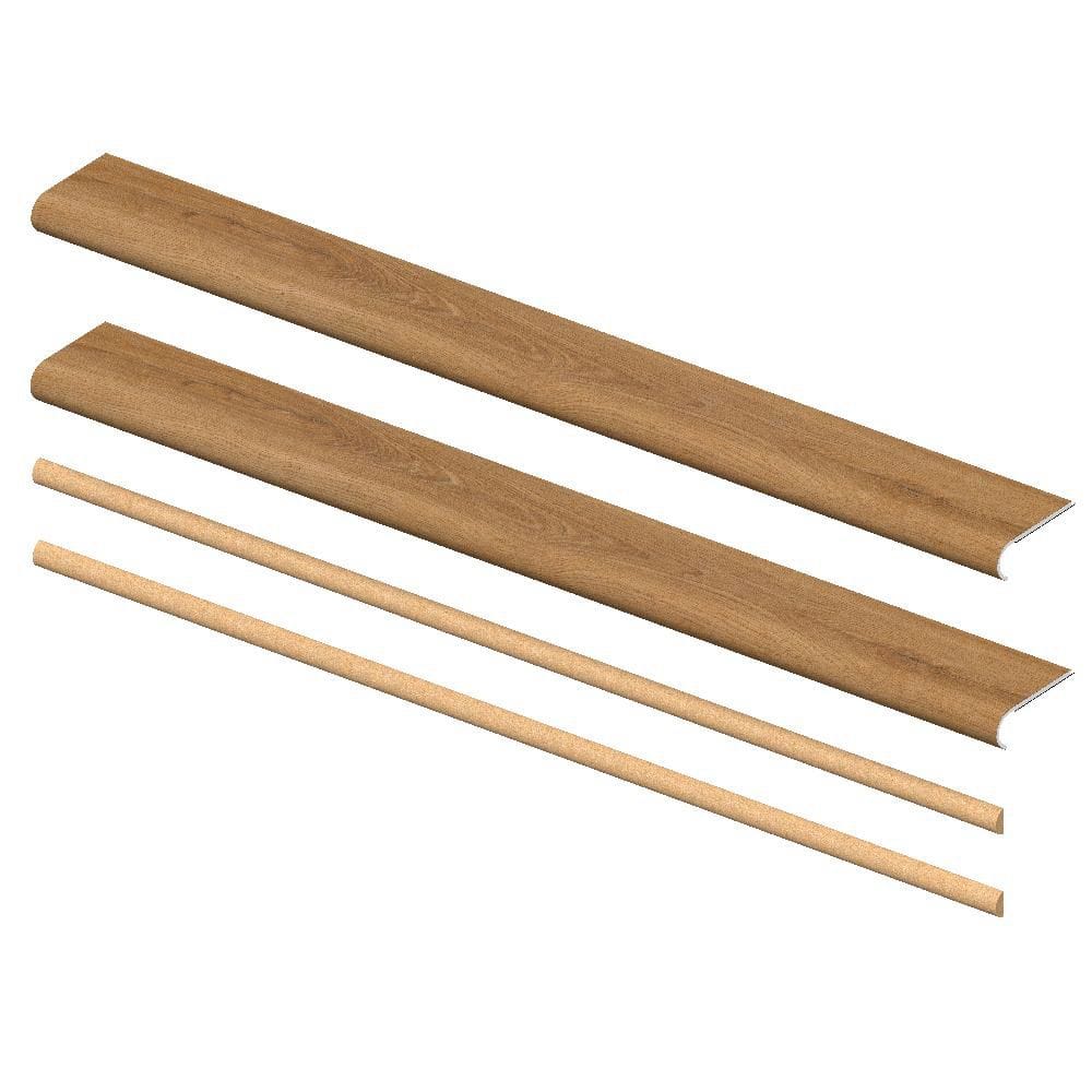 Hill Valley Oak 6.5mm x 46in x 5in Exact Match Round Nose Open Stair Return/Landing Kit (2-Pack) price history on PriceWatchPro