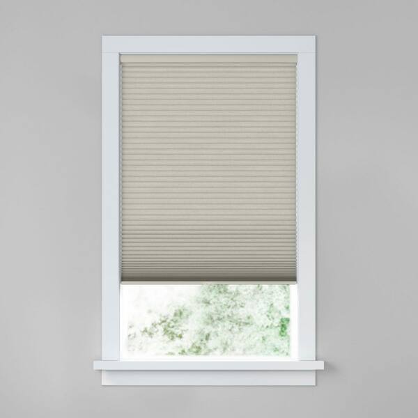 Levolor Classic Value Pebble Sand Cordless Light Filtering Polyester 3/4 in. Cellular Shades-26.25 in. W x 66 in. L