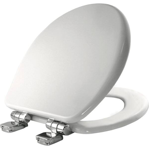 Church Round Closed Front Toilet Seat in White