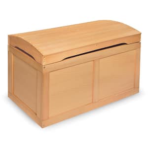 Natural Barrel Top Toy Chest Trunk