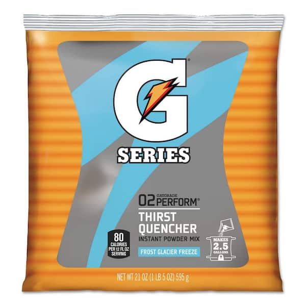 Gatorade Powdered Drink Mix, Glacier Freeze, 21oz Packet, 32/Carton