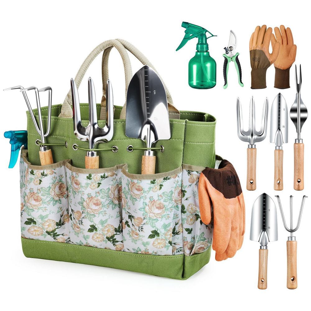 9-Piece Heavy Duty Gardening Hand Tools Set with Fashionable and Durable Garden Accessories price history on PriceWatchPro