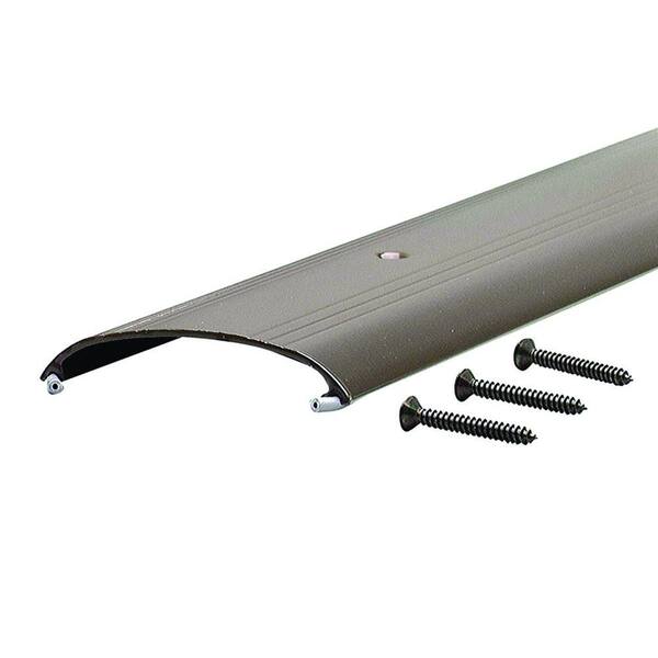 Low Dome Top 3-1/2 in. x 26 in. Bronze Aluminum Threshold
