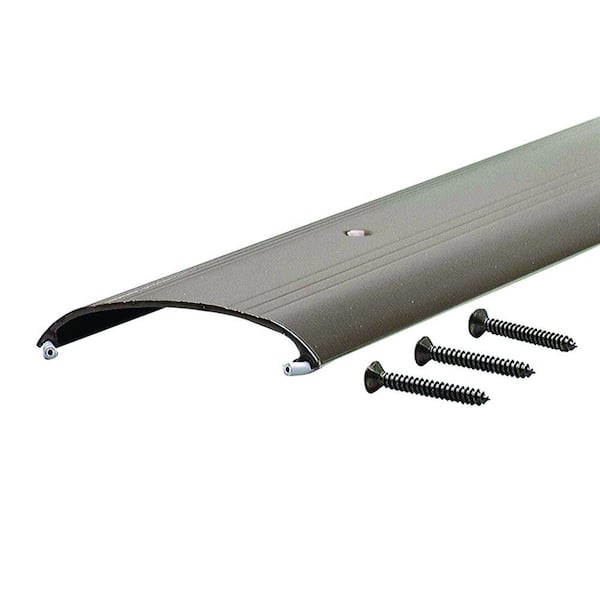 Low Dome Top 3-1/2 in. x 92 in. Bronze Aluminum Threshold