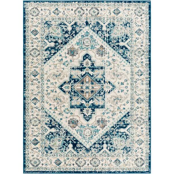 Livabliss Redondo Beach Khaki Traditional 8 ft. x 10 ft. Indoor/Outdoor Area Rug