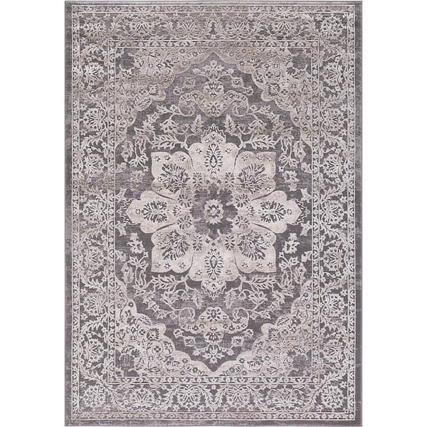Concord Global Trading Thema Serapi Beige 8 ft. x 11 ft. Area Rug