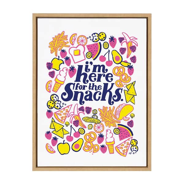 Kate and Laurel Sylvie 18 in. x 24 in. Contemporary Framed Canvas Wall Art