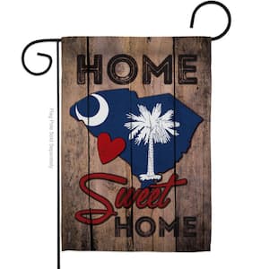 13 in. x 18.5 in. State South Carolina Sweet Home Double-Sided Garden Flag Regional Decorative Vertical Flags