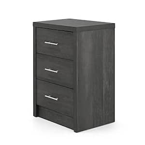 Alachua 3-Drawer Gray Maple Chest of Drawers