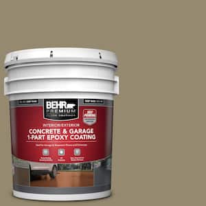 5 gal. #PFC-34 Woven Willow Self-Priming 1-Part Epoxy Satin Interior/Exterior Concrete and Garage Floor Paint