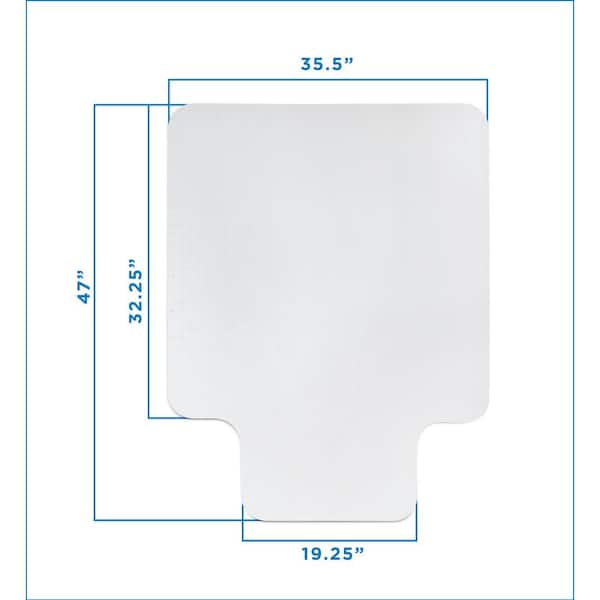 Mount-It Clear Desk Chair Mat