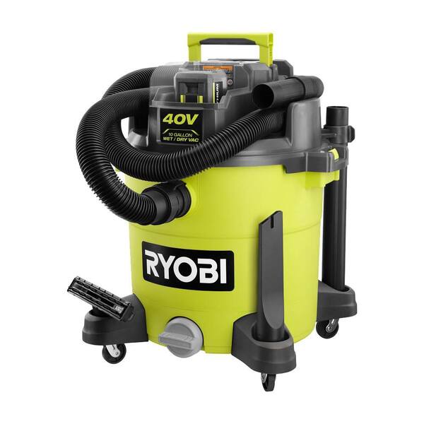 RYOBI 40V 10 Gal. Cordless Wet Dry Vacuum with 40V Brushless