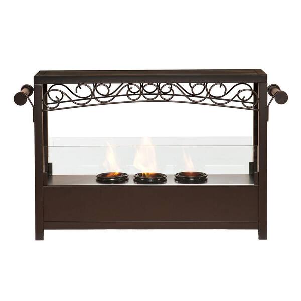 Southern Enterprises Victoria 33 in. Portable Indoor/Outdoor Gel Fuel Fireplace