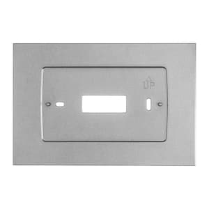 Wall Plate for Sensi Touch Wi-Fi Thermostat in Silver