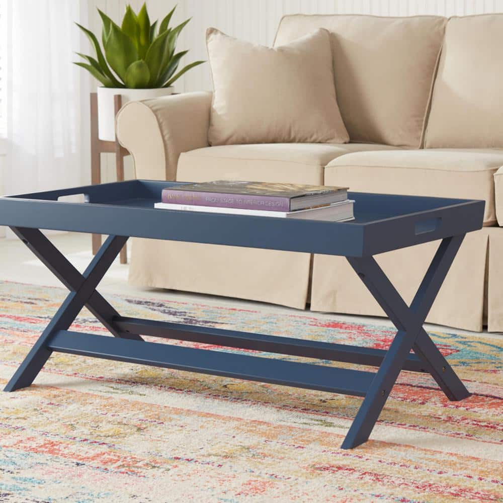 ROTTENGRAFFTY 10-FEET 2020 Tシャツ XL StyleWell Rectangular Steel Blue Wood Tray Top Coffee Table