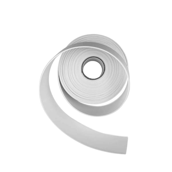 1.5 in. x 19.7 ft. 0.1 oz. White Caulk Tape Self Adhesive Sealing Tape for Kitchen Countertop, Bathroom, Toilet