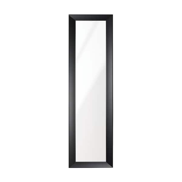 BrandtWorks 21.5 in. W x 71 in. H Modern Gallery Black Wall Mirror ...