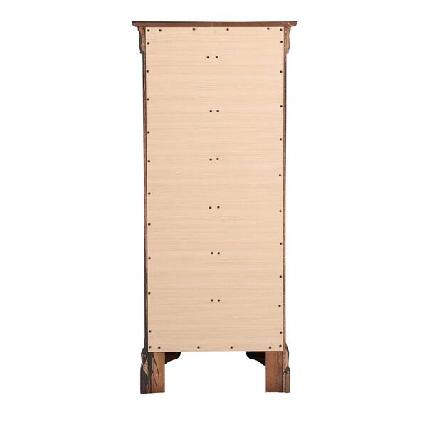 Louis Philippe Square Dresser Mirror Cappuccino – Furniture Factory Outlet