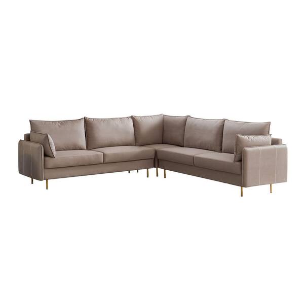 sectional sofas with pillow backs
