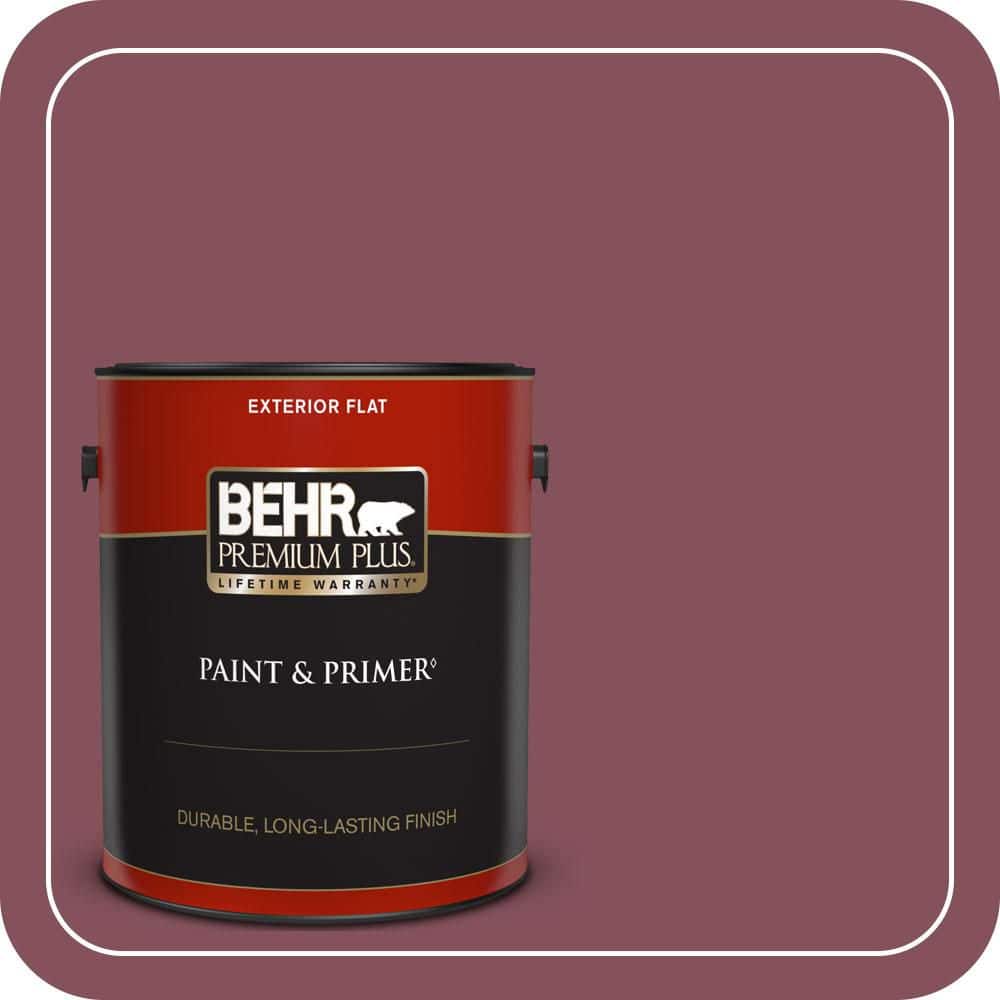 1 gal. #PPU1-15 So Merlot Flat Exterior Paint & Primer price history on PriceWatchPro