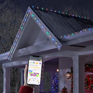 24L Faceted C9 Color Changing Smart LED Lights Powered by Hubspace
