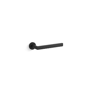 Composed 8 in. Wall Mounted Towel Bar in Matte Black