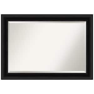 Parlor Black 41.5 in. H x 29.5 in. W Framed Wall Mirror