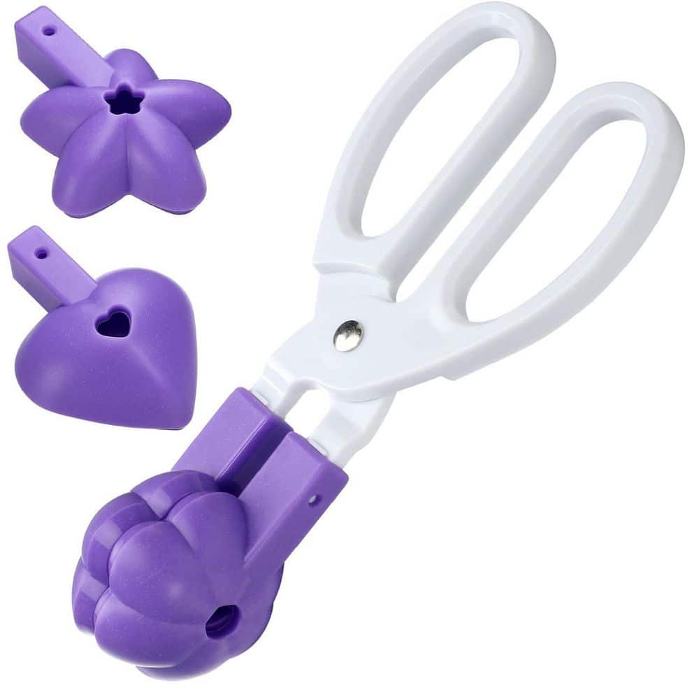 LAIFUCAM 3-Piece Silicone Cake Pop Mold Set Heart Flower Star