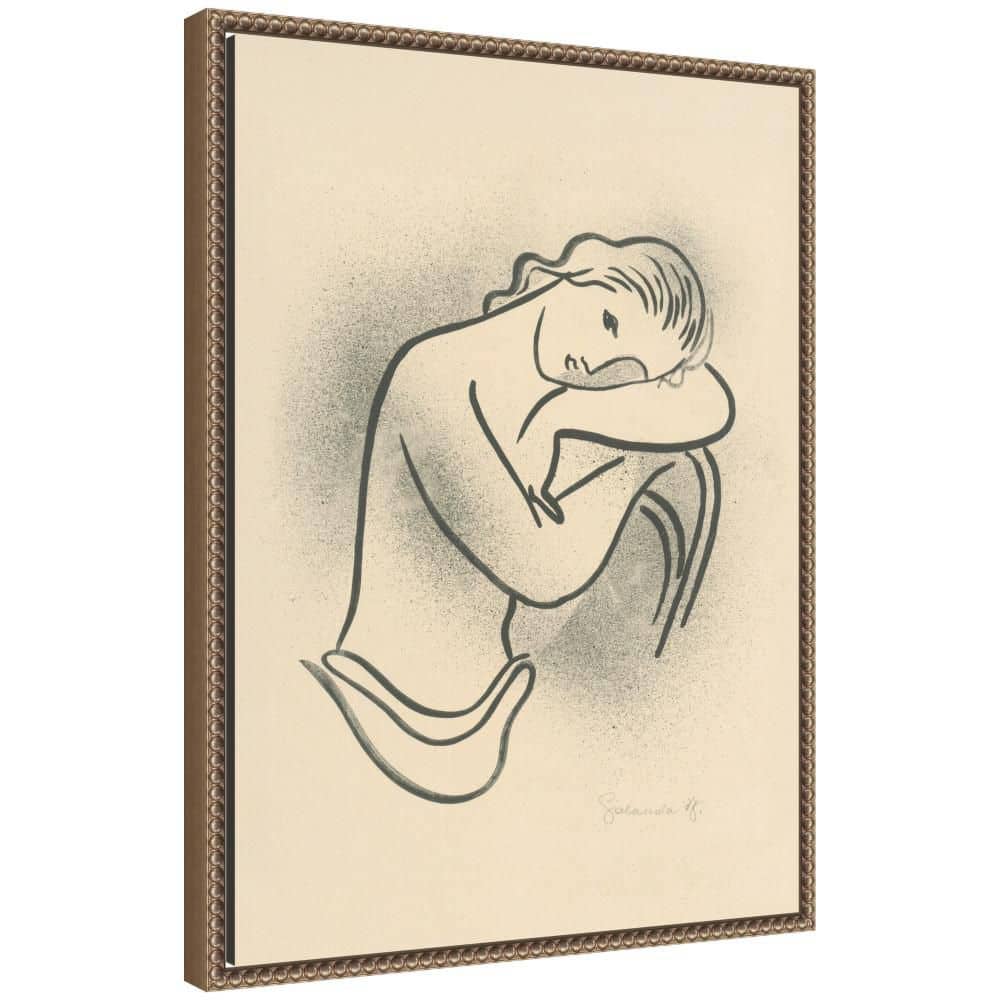 "Sylvie ""Female Portrait Galanda"" by Nostalgia Prints People Framed Canvas Art Print 24 in. x 18 in." price history on PriceWatchPro