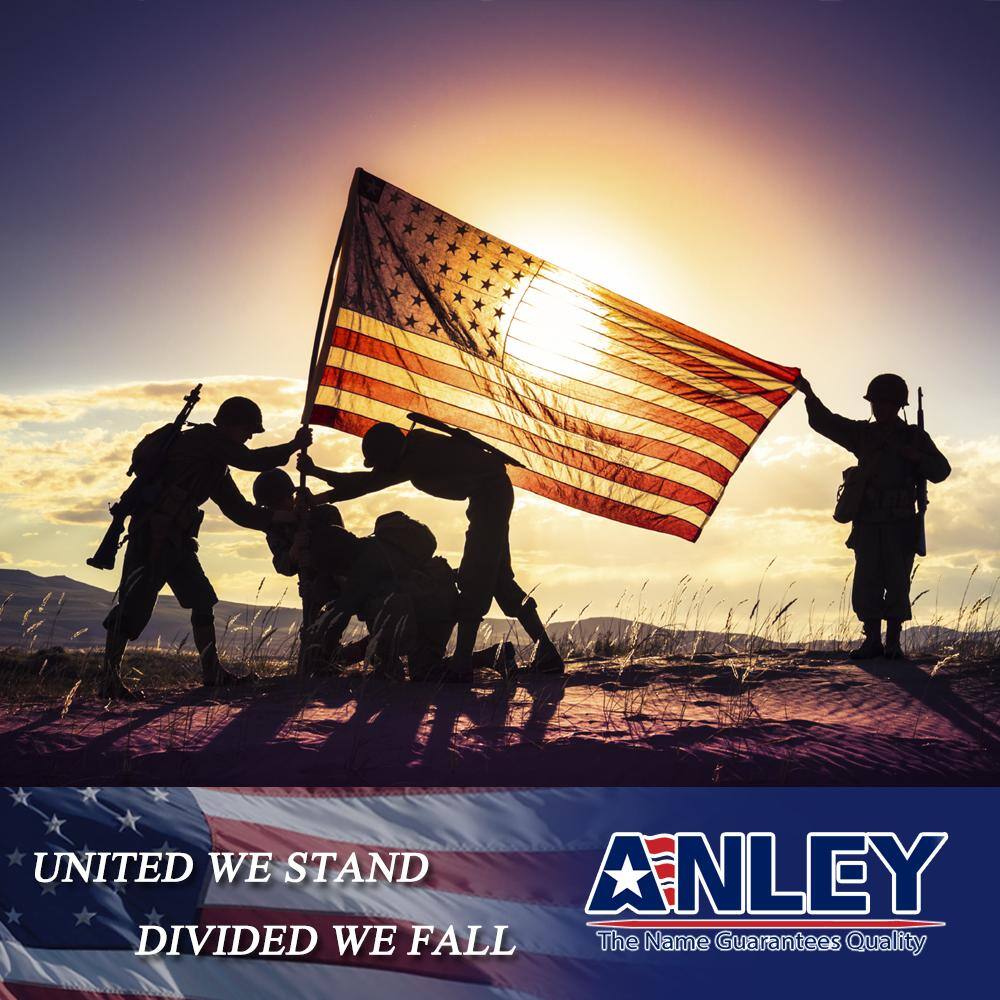 Heavy Duty 5x8 Foot American Flag with Embroidered Stars