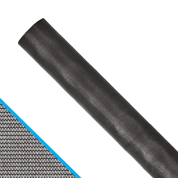 Saint-Gobain ADFORS 36 in. x 100 ft. Black Polyester Pollen Guard Screen Roll for Windows and Door