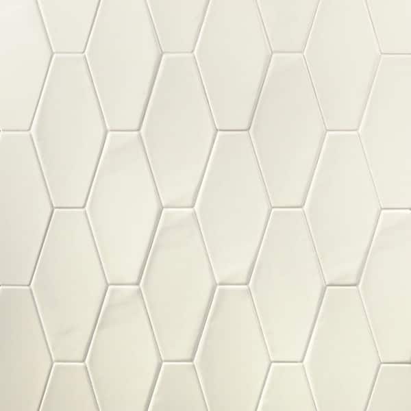Vanilla　1025 Reviews for Ivy Hill Tile Birmingham Hexagon Vanilla 4 in. x