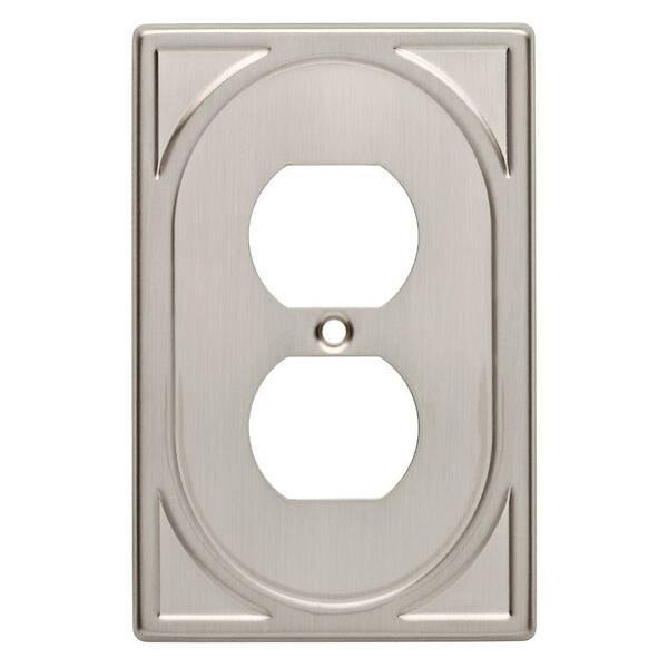 Liberty Nickel 1-Gang Duplex Outlet Wall Plate (1-Pack)