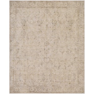 Fetscher Olive Traditional 8 ft. x 10 ft. Indoor Area Rug