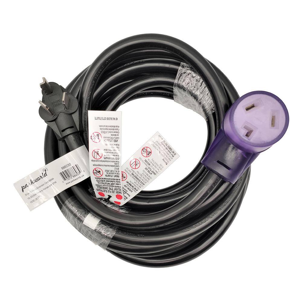 25 ft. 10/3 STW 30 Amp 3-prong Dryer Heavy-Duty NEMA 10-30 Extension Cord price history on PriceWatchPro