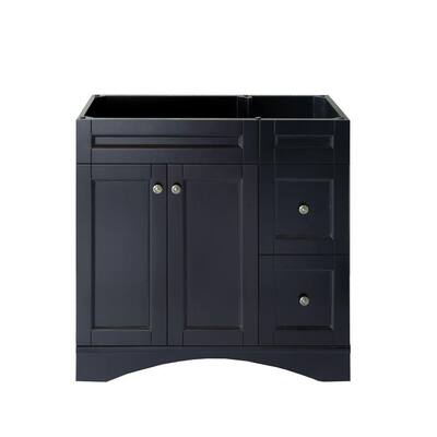 Elise 36 in. W Bath Vanity Cabinet Only in Espresso