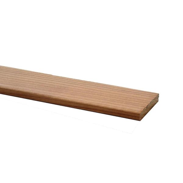 Unbranded Redwood B Grade Heart Board (Common: 5/8 in. x 3-3/8 in. x 10 ft.; Actual: 0.625 in. x 3.375 in. x 120 in.)