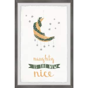 "Naughty and Nice" by Marmont Hill Framed Home Art Print 36 in. x 24 in.