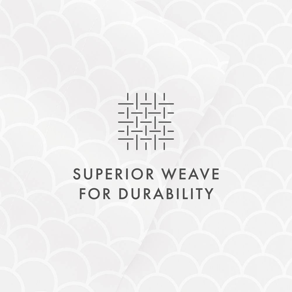 Light Gray Chevron Twin Cotton Polyester Deep Pocket Bedding Set