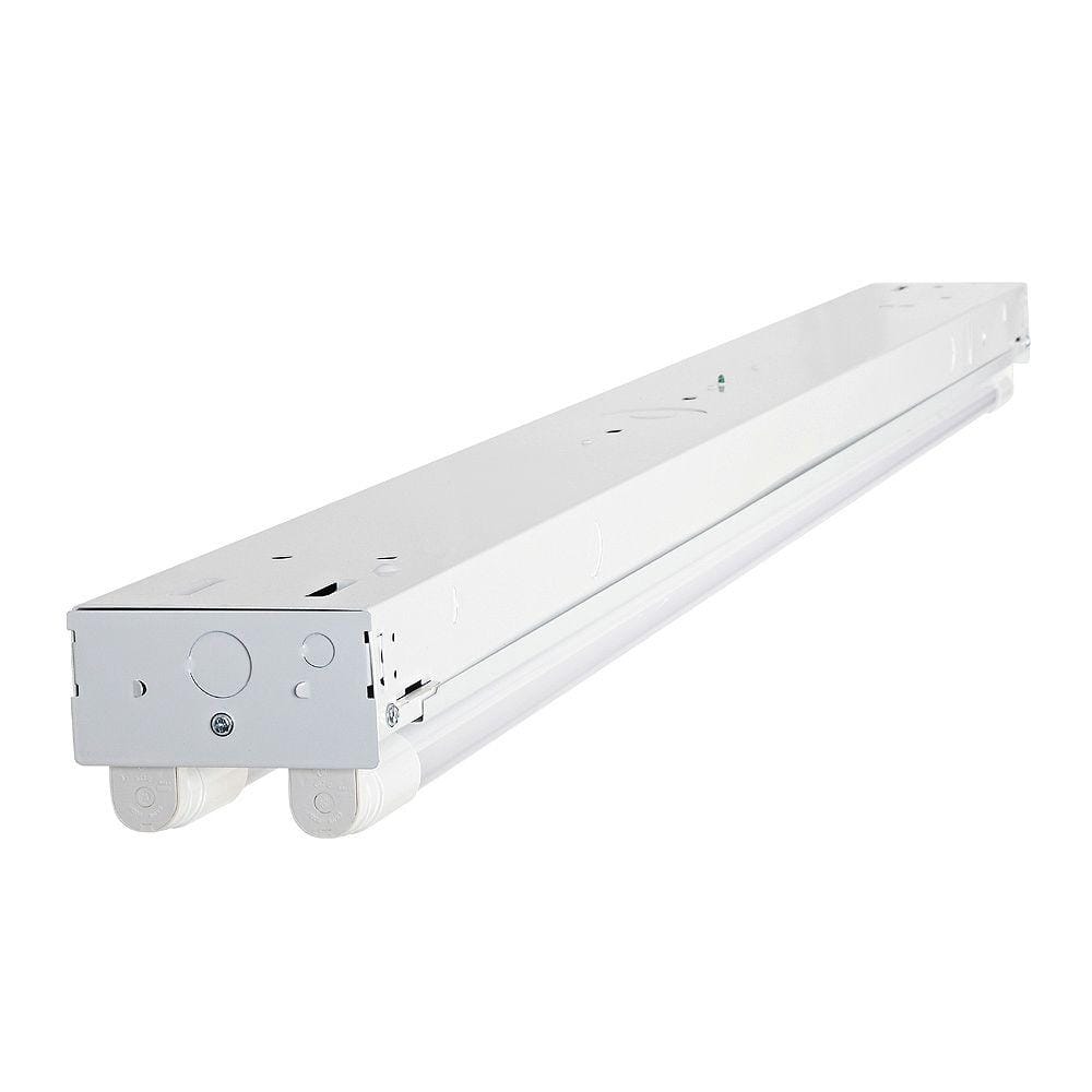 White 4 ft LED Strip Light with 2 Bulbs