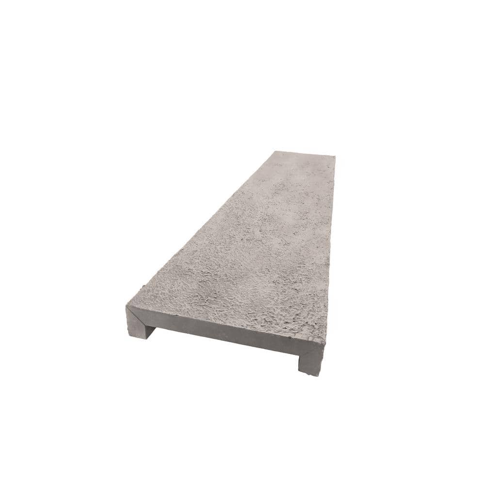 Kenai Stacked Stone Faux Stone Wall Cap 48" x 10"