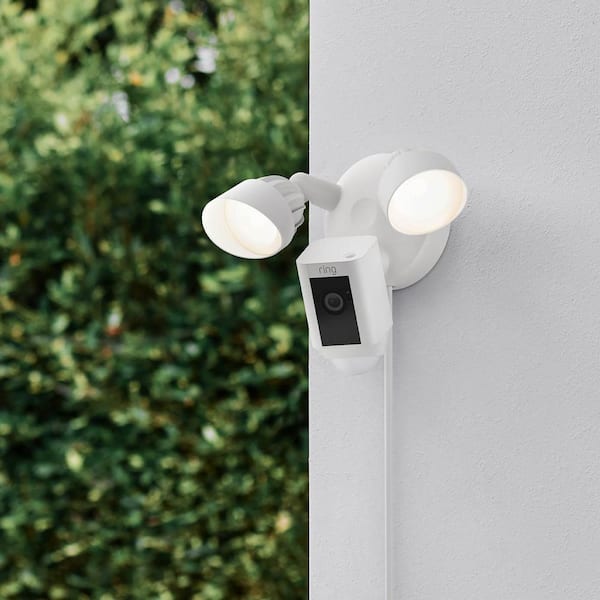 Ring Floodlight Cam - Hardwired Outdoor Smart Security Camera with
