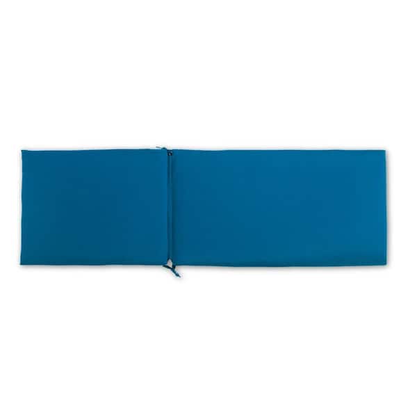 RST Brands Spectrum Peacock 80 in. x 26 in. Outdoor Chaise Lounge Cushion