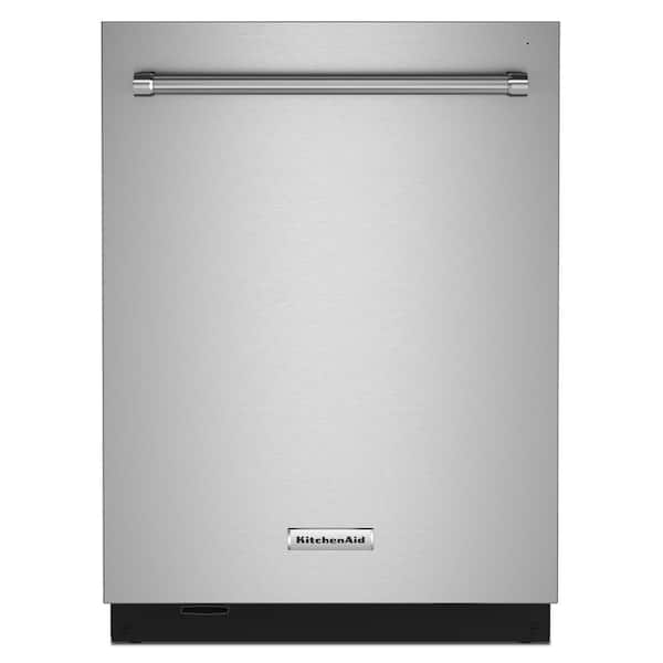 KitchenAid 24 in. PrintShield Stainless Steel Top Control Built-in Tall Tub Dishwasher with Stainless Steel Tub, 44 dBA