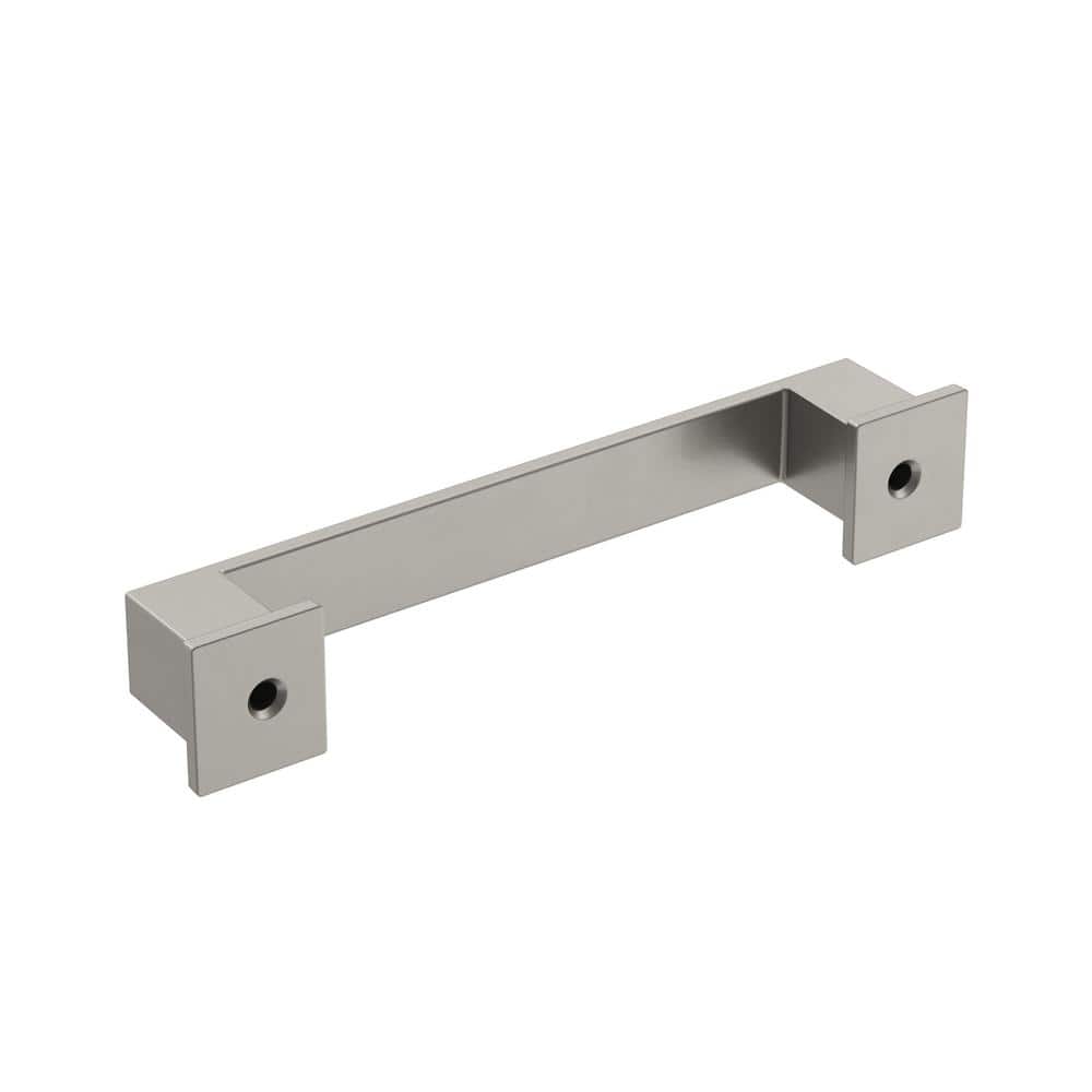 Brushed Nickel 4.56" Traditional Bar Pull with Mounting Hardware