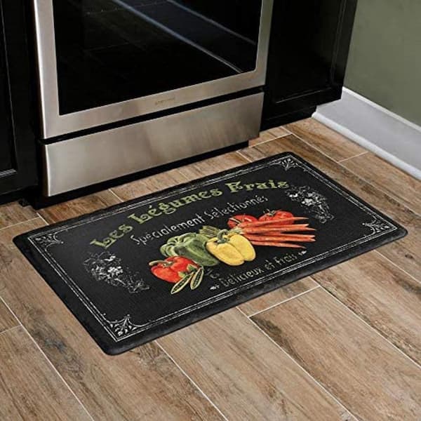 Cloud Comfort Les Legume 20 in. x 36 in. Anti-Fatigue Kitchen Mat