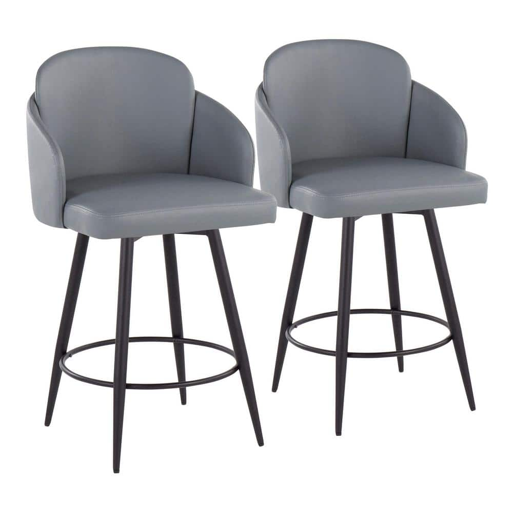 https://images.thdstatic.com/productImages/70e94def-cda0-498d-8d3f-4a0b1a47686e/svn/grey-faux-leather-black-metal-lumisource-bar-stools-b26-dahliapu-55zq2-bkgy2-64_1000.jpg