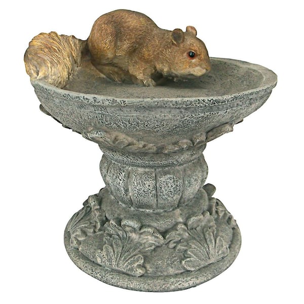 Design Toscano 7.5 in. H Hunter The Woodland Squirrel Statue